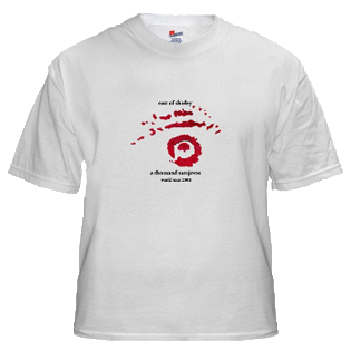 EoS White T-Shirt with Red & Black Insignia